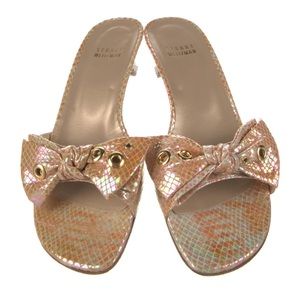 Vintage snake skin kitten heels